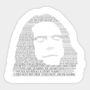 Johnny's Words of Wisdom Sticker